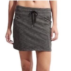 Athleta Downtown Metro Gray Pull-On Skort Size Smalll